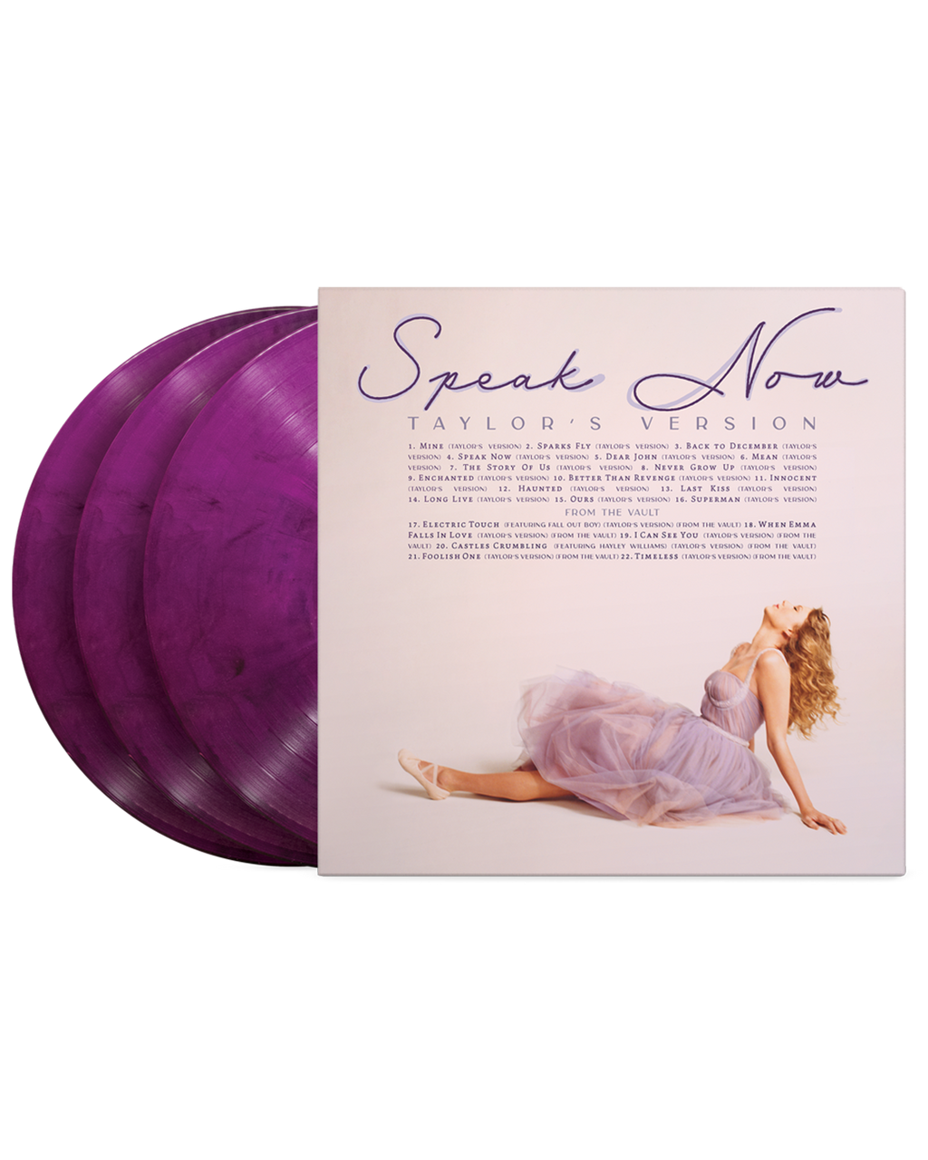 Speak Now (Taylor's Version) 3LP Orchid Marbled Vinyl