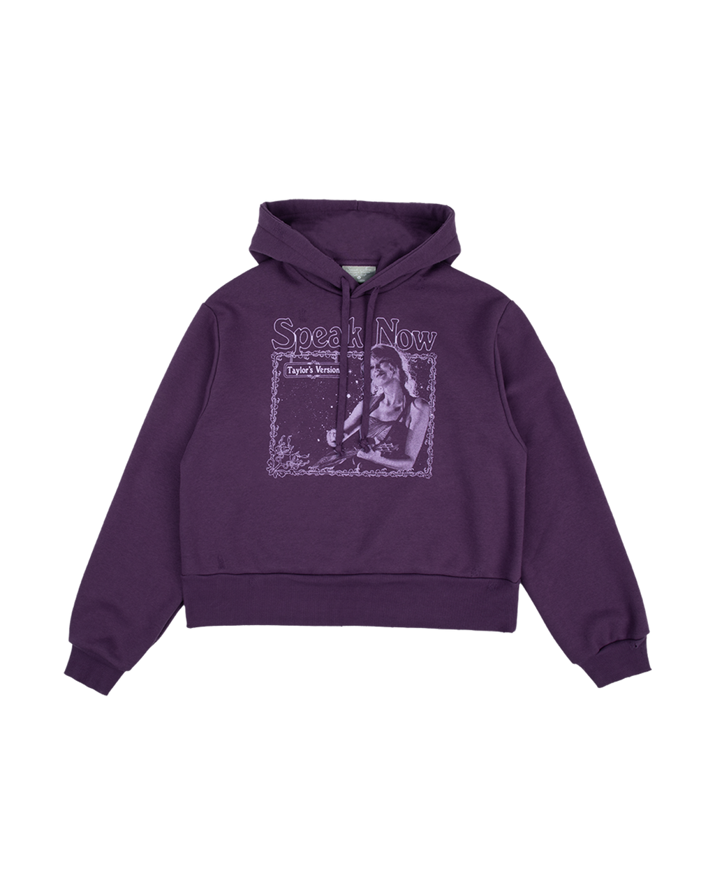 The Story Of Us Purple Crop Hoodie